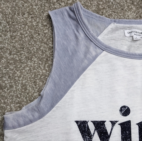 (2/$25) Grayson Threads lightweight cotton blend crewneck humour tank - Picture 5 of 11